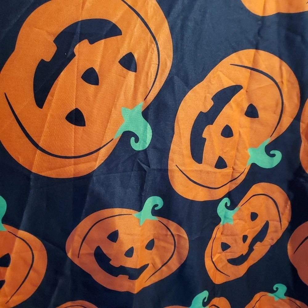 Black and Orange Pumpkin Dress Size Large